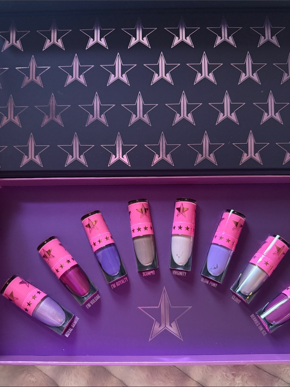 Jeffree Star QUEEN B Mini Velour Liquid Lipsticks Limited Edition Discontinued - Picture 2 of 9